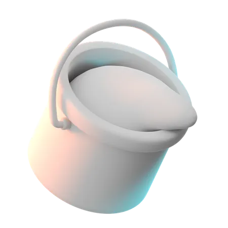 Bucket Paint  3D Icon