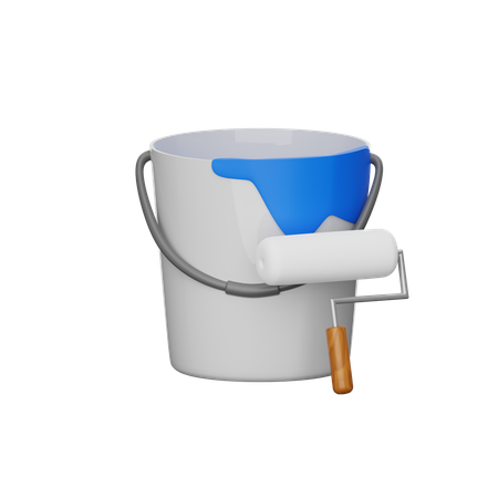 Bucket Roller  3D Icon