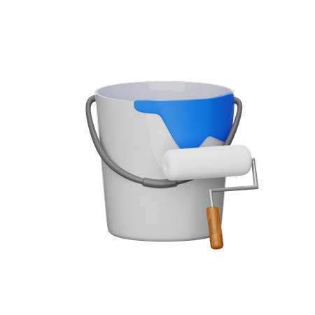 Bucket Roller  3D Icon