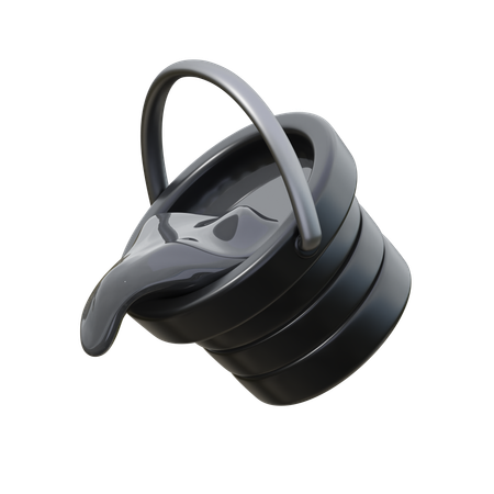 Bucket Water  3D Icon