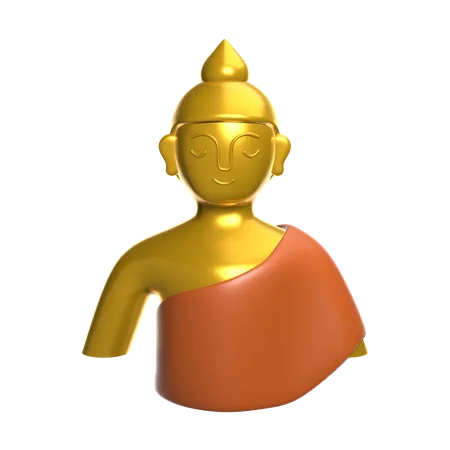 Buddha 3 D Icon Pack Set For Banner And UX UI Design 3D Icon