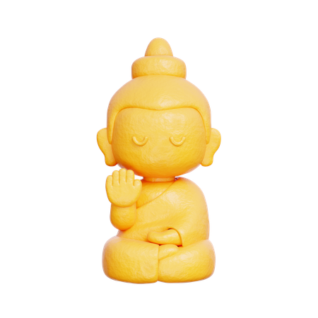 Buddha-Figur  3D Icon