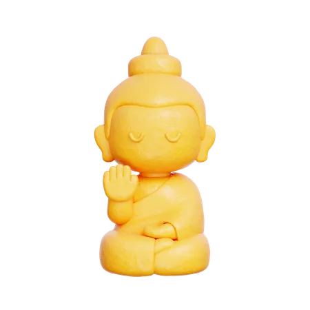 Buddha-Figur  3D Icon