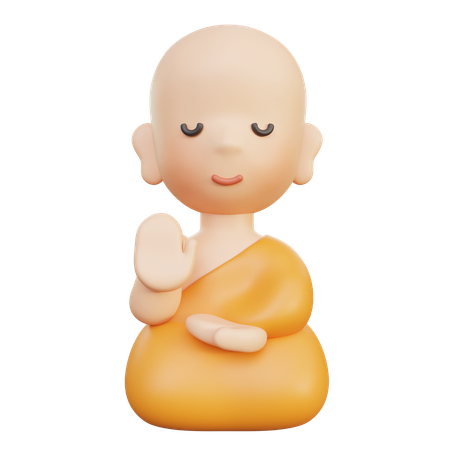 Buddha-Figur  3D Icon