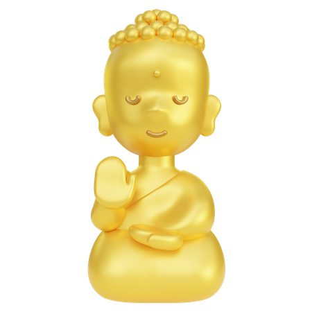 Buddha Statue  3D Icon