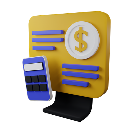 Budget  3D Icon