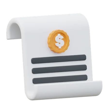 Budget  3D Icon
