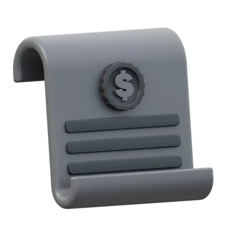 Budget  3D Icon