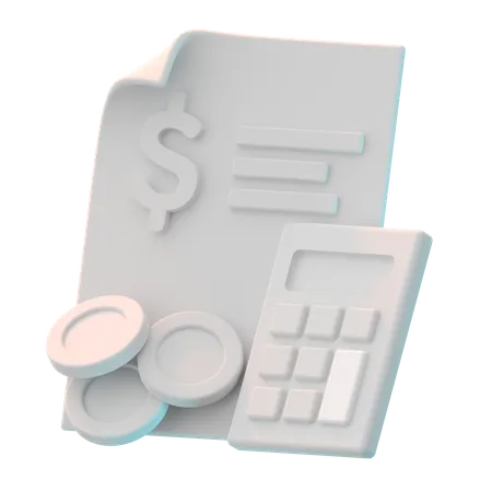 Budget  3D Icon