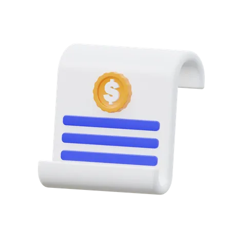 Budget  3D Icon