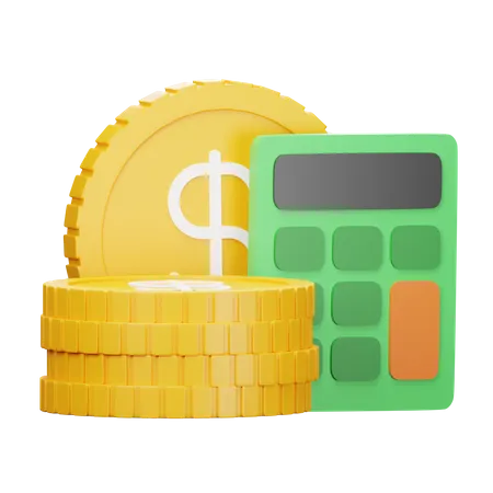 Budget  3D Icon