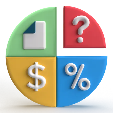 Budget  3D Icon