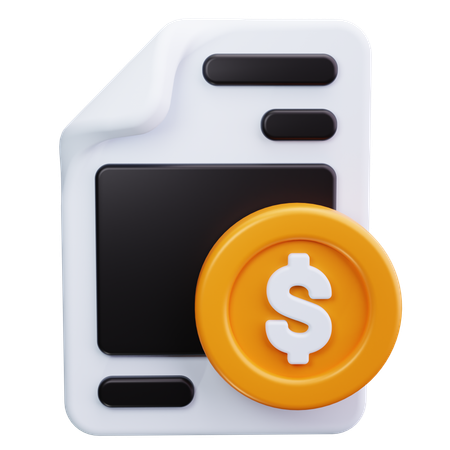 Budget  3D Icon