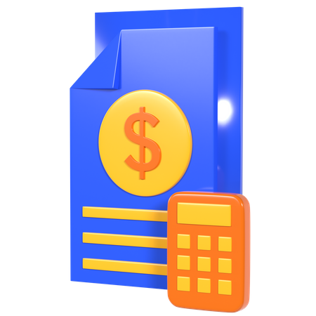 Budget  3D Icon