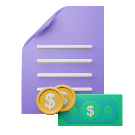Budget  3D Icon