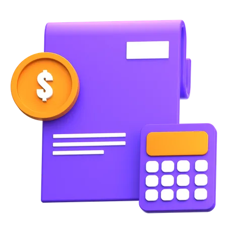 Budget Accounting  3D Icon