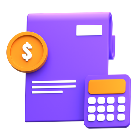 Budget Accounting  3D Icon