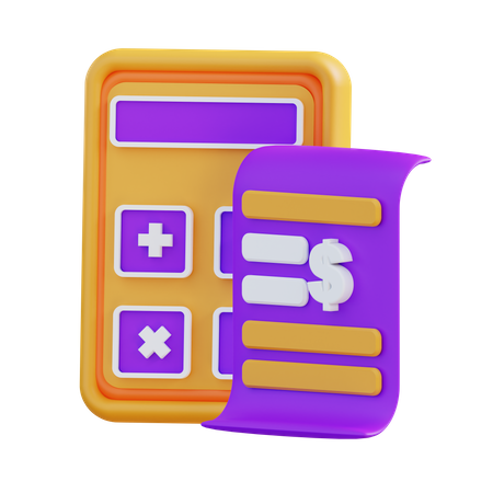 Budget Accounting  3D Icon