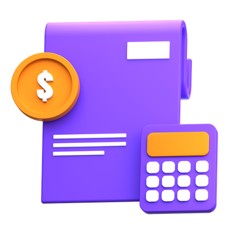 Budget Accounting 3D Icon