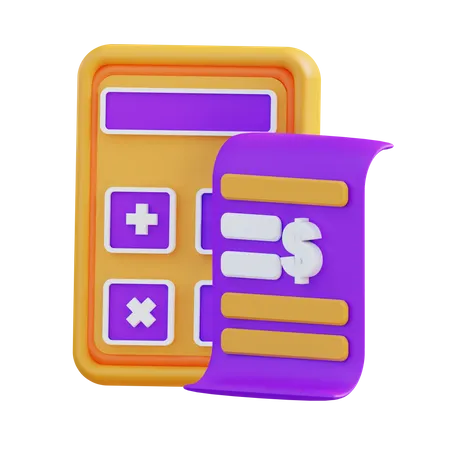 Budget Accounting  3D Icon