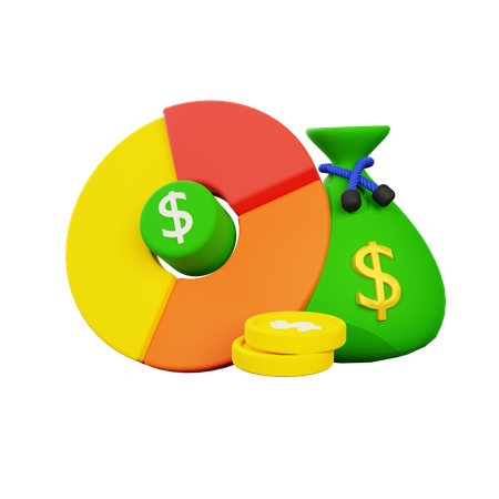 Budget Analysis  3D Icon