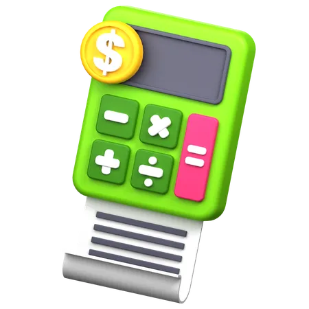 Budget Calculation 3 D Icon Illustration 3D Icon