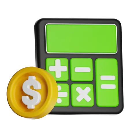 Budget Calculation  3D Icon