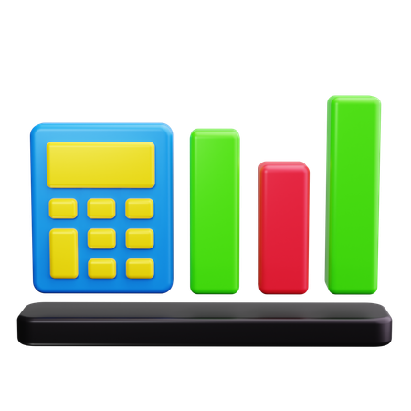 Budget Calculation  3D Icon