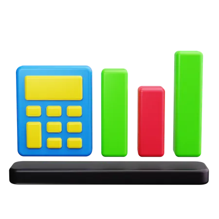 Budget Calculation  3D Icon