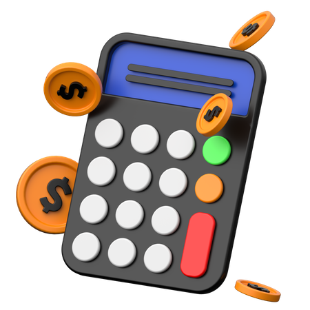 Budget Calculation  3D Icon