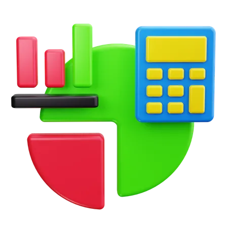 Budget Calculation  3D Icon