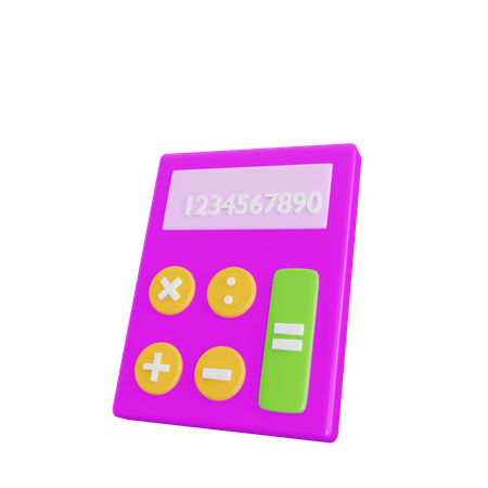 Budget Calculation  3D Icon