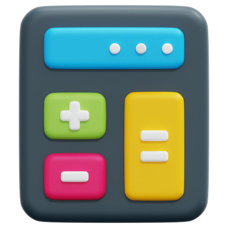 Budget Calculation  3D Icon