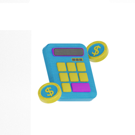 Budget Calculation  3D Icon