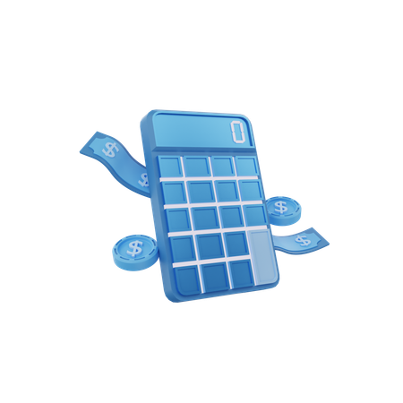 Budget Calculation  3D Icon