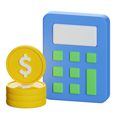 Budget Calculation  3D Illustration