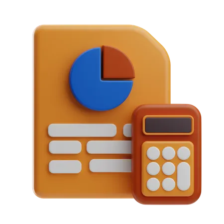 Budget de travail 3D Icon