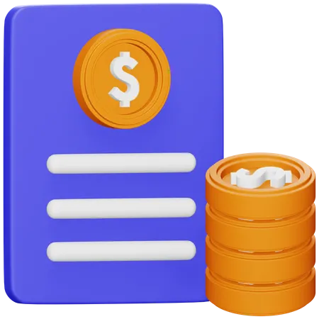 Budget d'entreprise  3D Icon