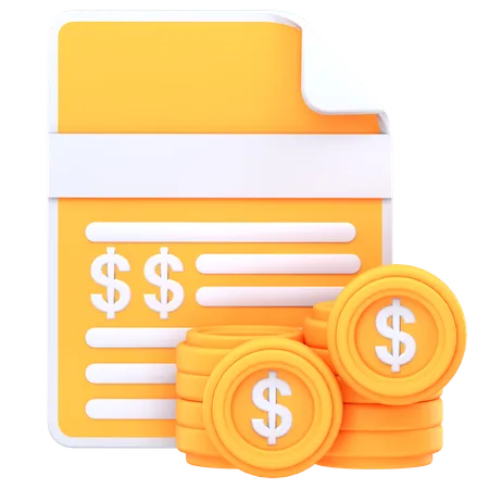 Budget financier  3D Icon