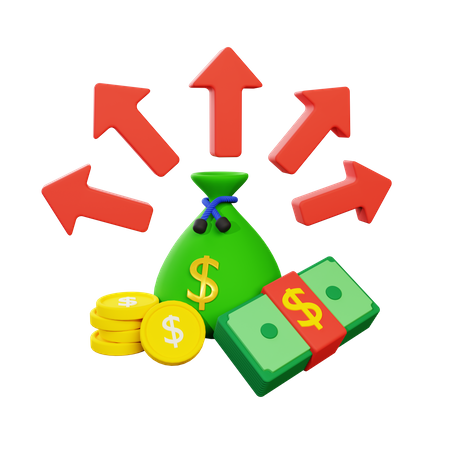 Budget Flow  3D Icon