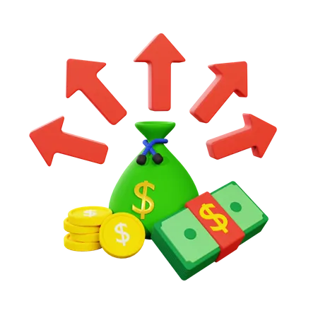Budget Flow  3D Icon