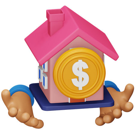 Budget-Haus  3D Icon