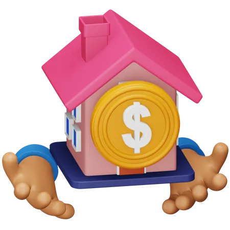 Budget-Haus  3D Icon