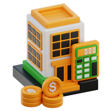 Budget immobilier  3D Icon