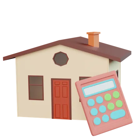 Budget immobilier  3D Icon