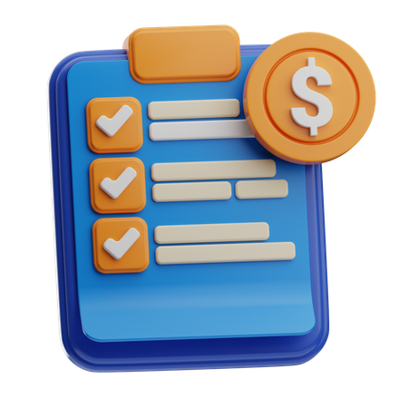 Budget Management  3D Icon