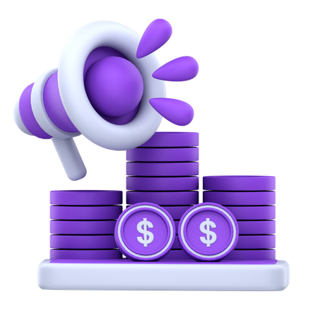 Budget Marketing  3D Icon