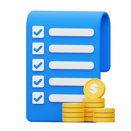 Budget Plan  3D Icon