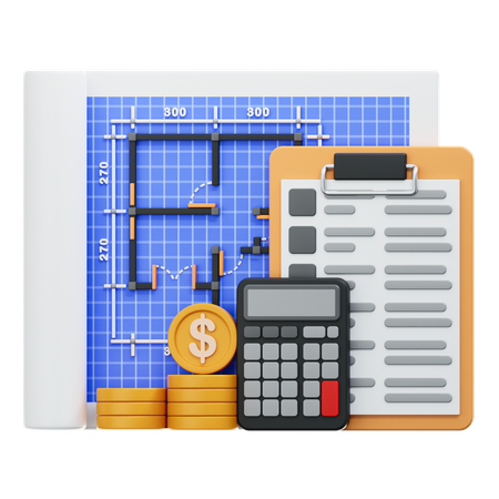 Budget Plan  3D Icon