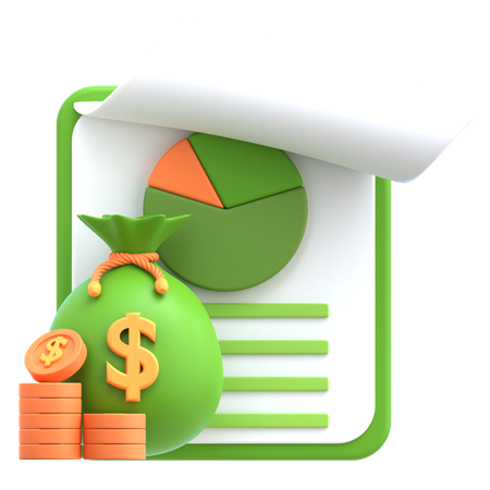 Budget Planner  3D Icon